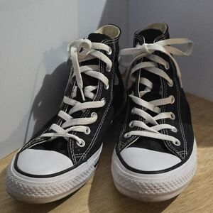 Unisex Chuck Taylor Converse All Star Black High-Top Sneakers